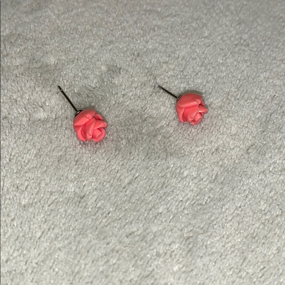 rose earrings